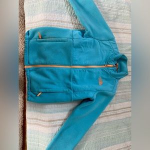 The North Face jacket in blue, Girls size large